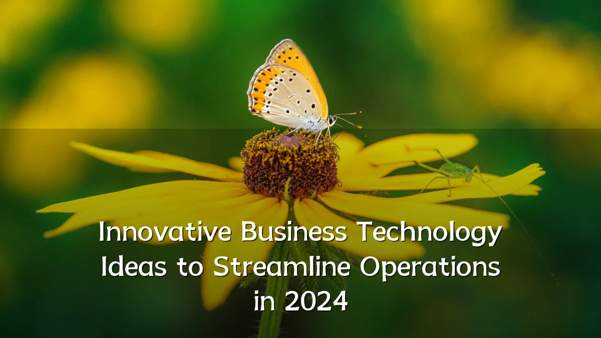 Innovative Business Technology Ideas to Streamline Operations in 2024