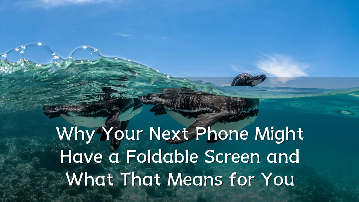 Why Your Next Phone Might Have a Foldable Screen and What That Means for You