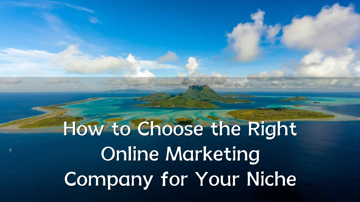 How to Choose the Right Online Marketing Company for Your Niche