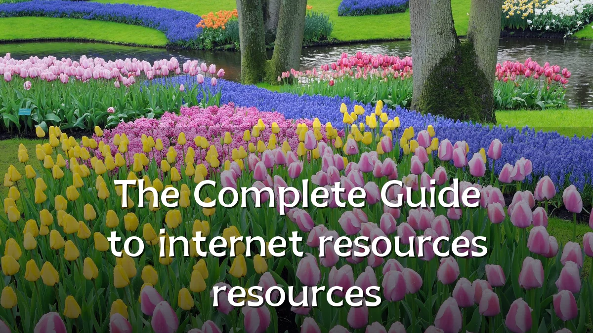 The Complete Guide to internet resources resources
